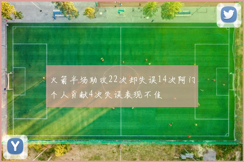 火箭半场助攻22次却失误14次阿门个人贡献4次失误表现不佳